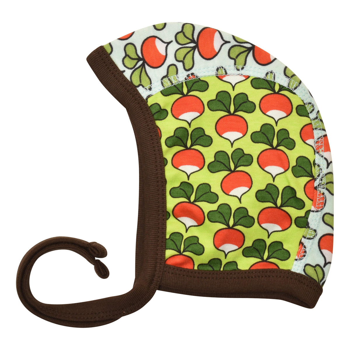 Limited Edition Radish - Tender Shoots Green & Radish - Eggshell Blue Baby Hat-Duns Sweden-Modern Rascals