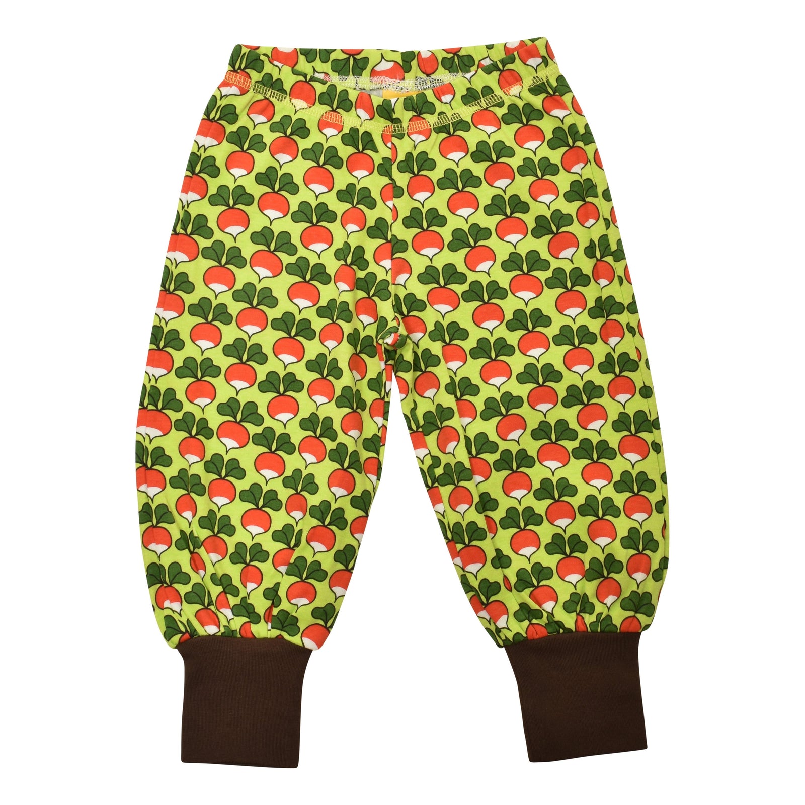 Limited Edition Radish - Tender Shoots Green With Radish - Eggshell Blue Contrast Pocket Baggy Pants-Duns Sweden-Modern Rascals