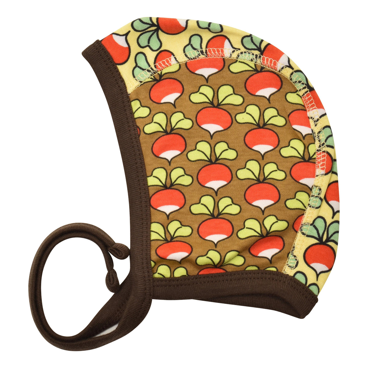 Limited Edition Radish - Yellow Cream & Radish - Butternut Brown Baby Hat-Duns Sweden-Modern Rascals