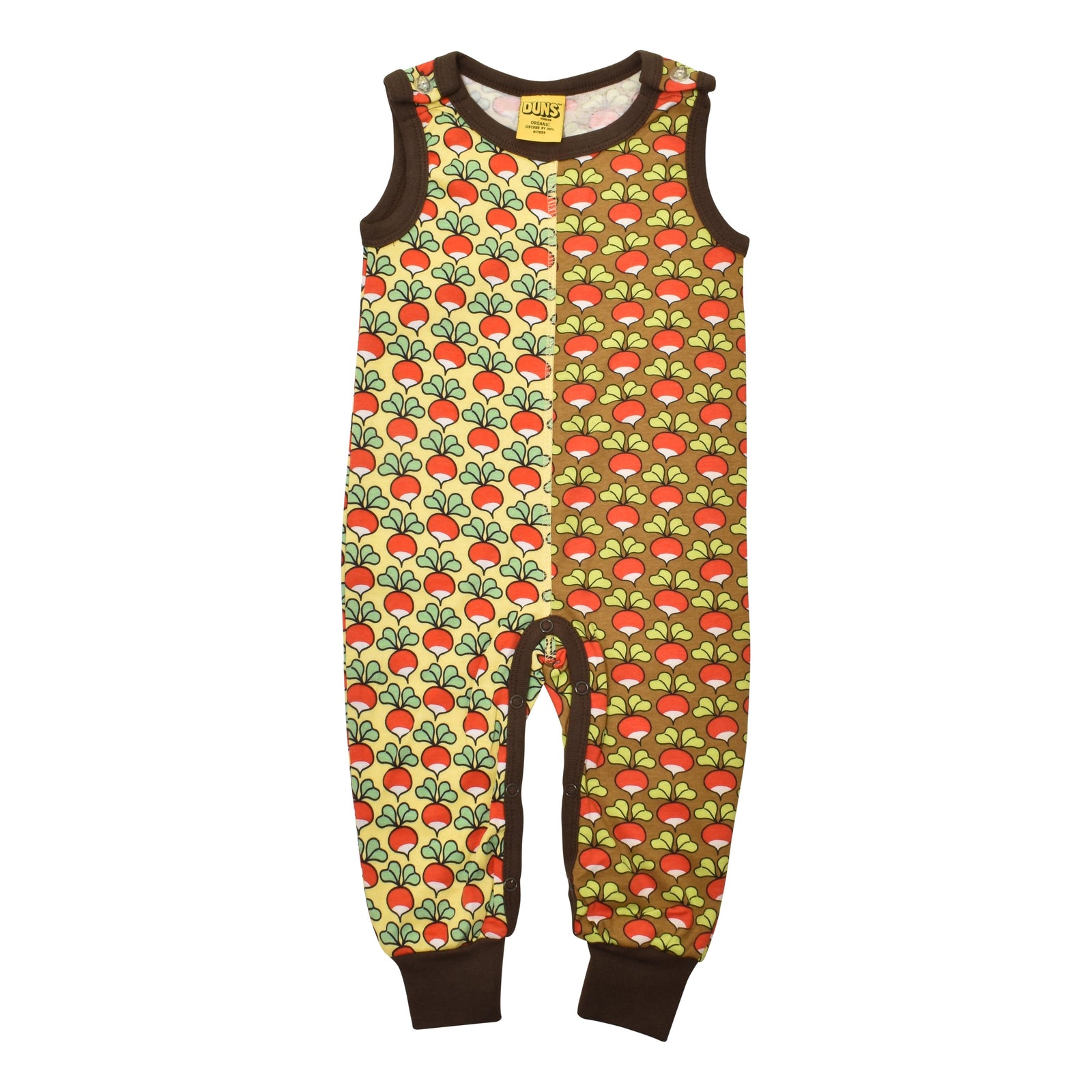 Limited Edition Radish - Yellow Cream & Radish - Butternut Brown Dungarees-Duns Sweden-Modern Rascals