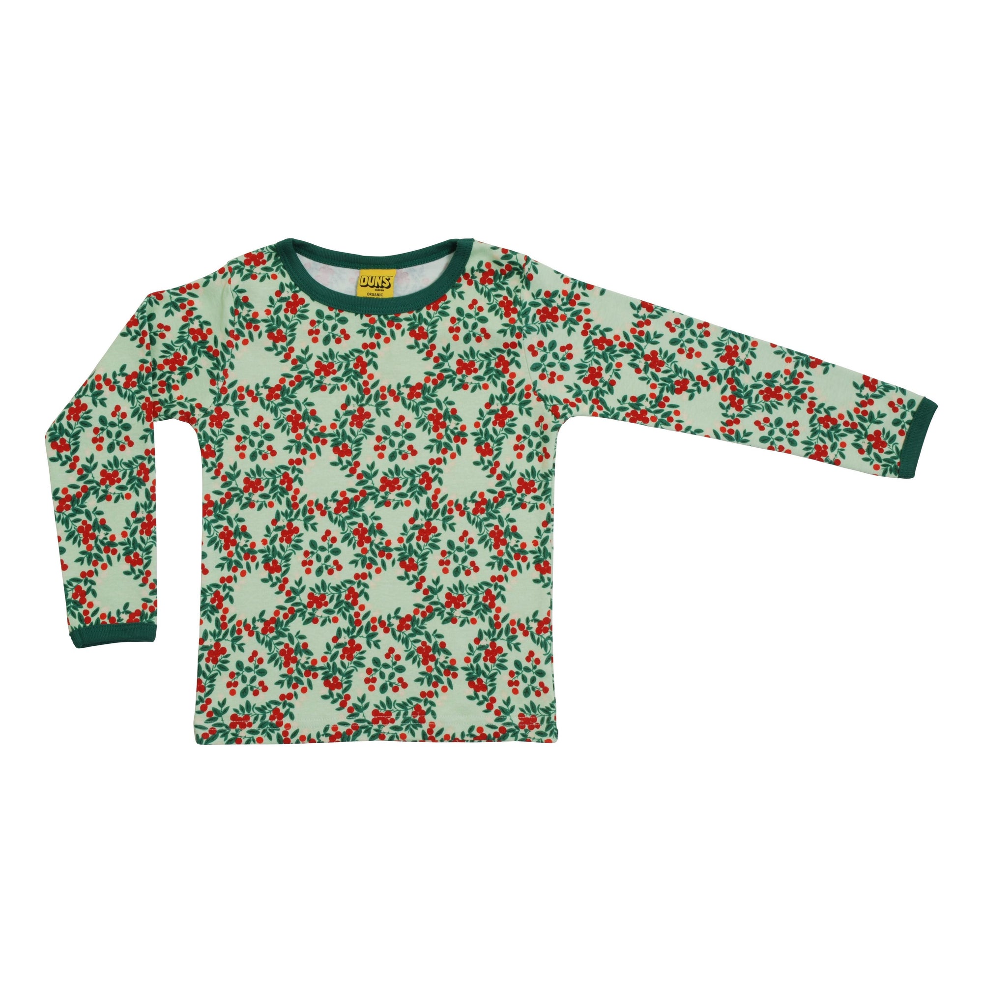 Lingonberry Rice Long Sleeve Shirt - 2 Left Size 4-5 & 9-10 years-Duns Sweden-Modern Rascals