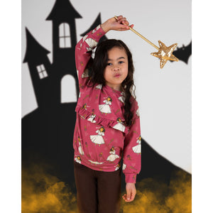 Lion Queen Ruffled Sweatshirt - 1 Left Size 2-3 years-Raspberry Republic-Modern Rascals