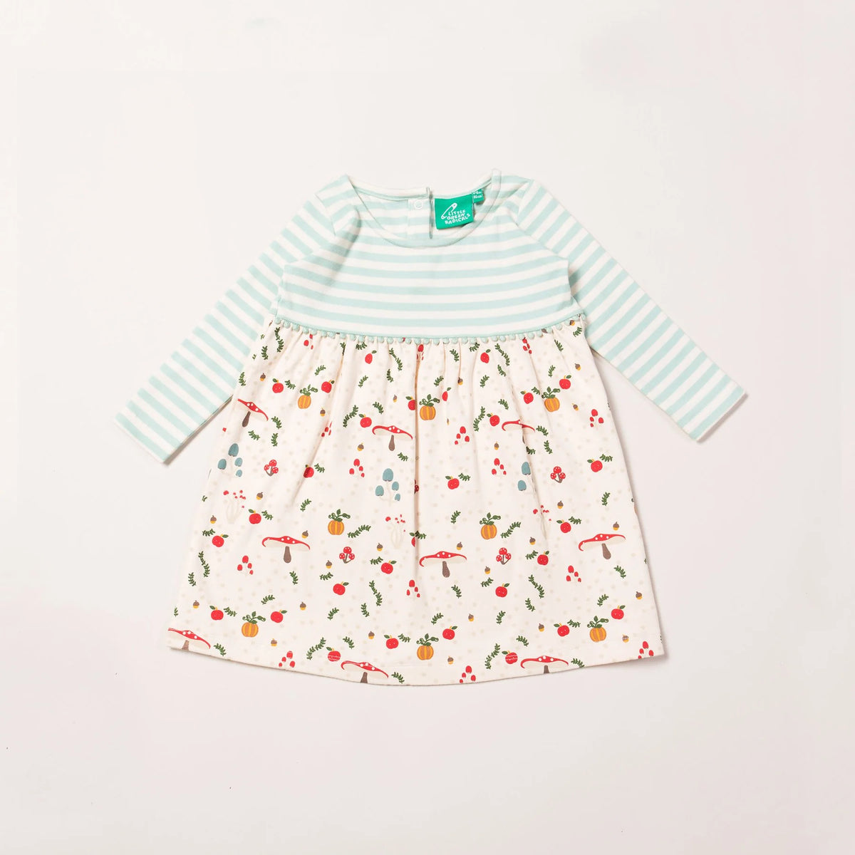Little Green Radicals Toadstool Easy Peasy Dress - Size 18-24 Months (92cm)-Warehouse Find-Modern Rascals