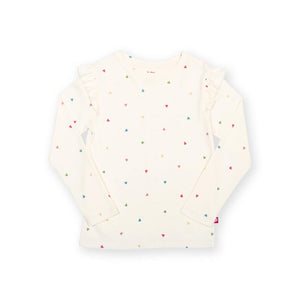 Little Hearts Frill Long Sleeve Shirt-Kite-Modern Rascals