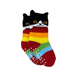 Little Kitty Non-Slip Socks-Pride Socks-Modern Rascals