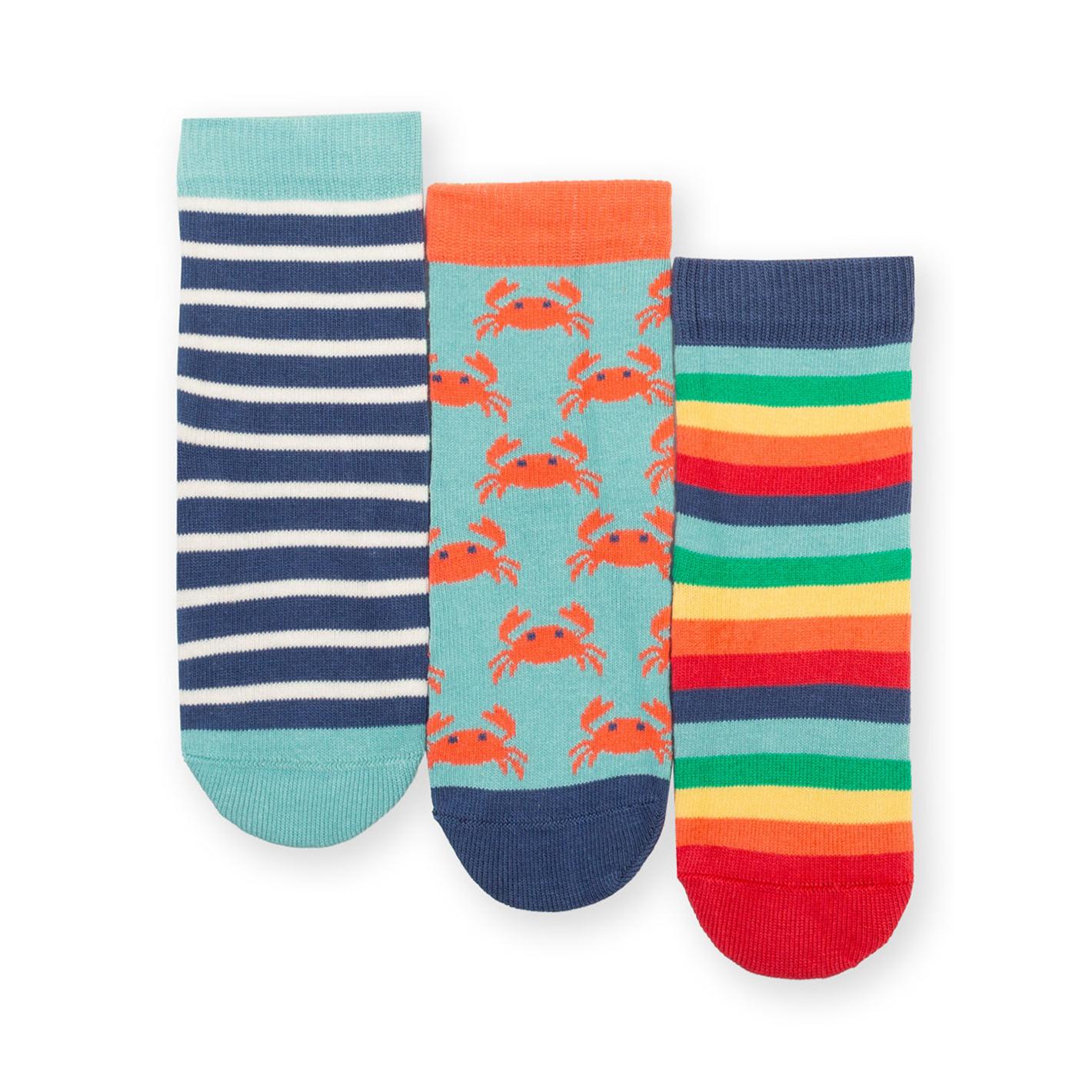 Little Nipper Socks - 3 Pack - 2 Left Size 2-4 & 5-7 years-Kite-Modern Rascals