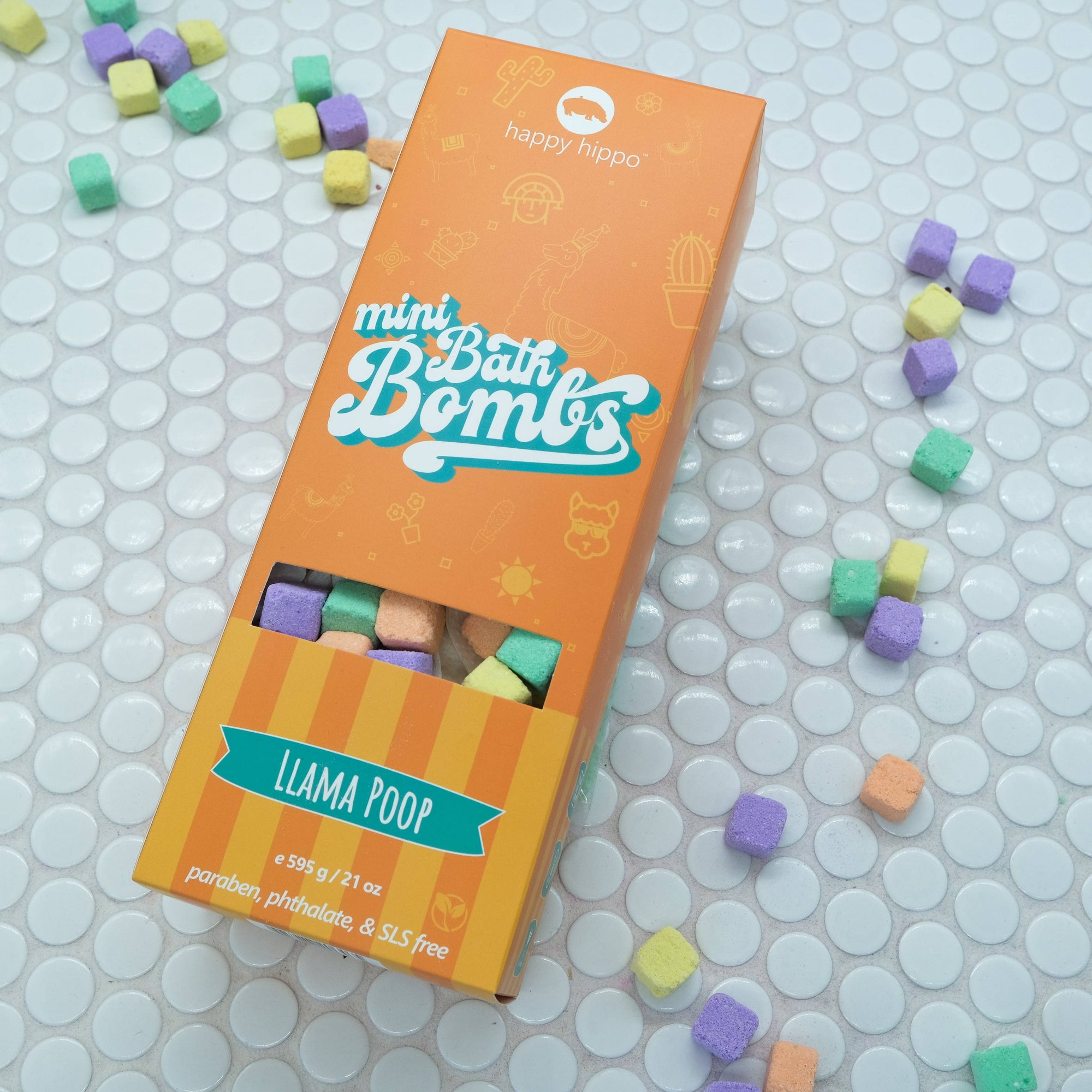 Llama Poop Mini Bubble Bombs- Box-Happy Hippo Bath Co.-Modern Rascals