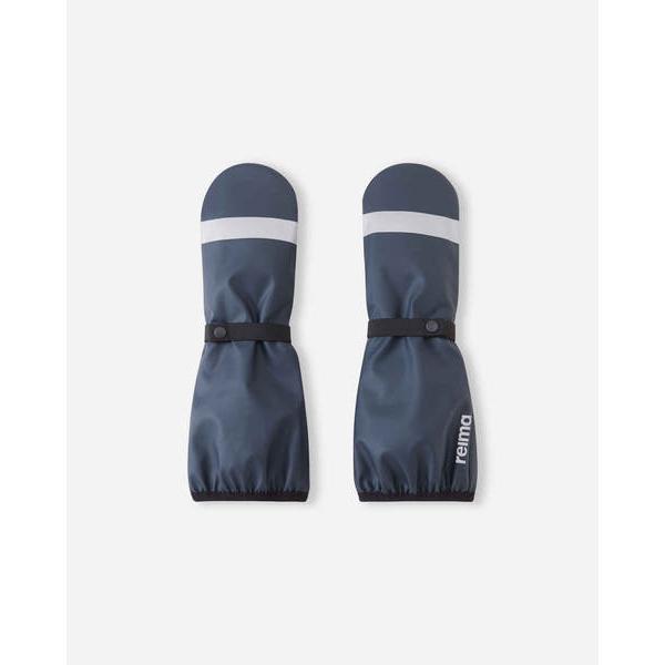Loska Waterproof Shell Rain Mittens with Wool Lining - Navy-Reima-Modern Rascals