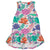 Lotus Petals Short Sleeve Dress - 1 Left Size 9-11 years-Raspberry Republic-Modern Rascals