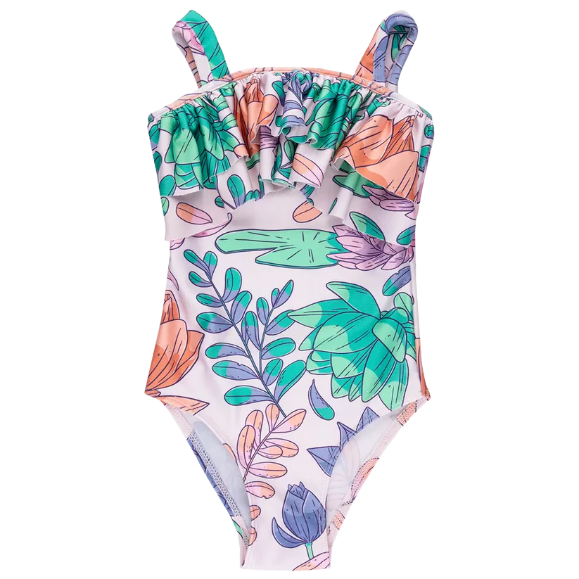 Lotus Petals Swim Suit - 1 Left Size 2-3 years-Raspberry Republic-Modern Rascals