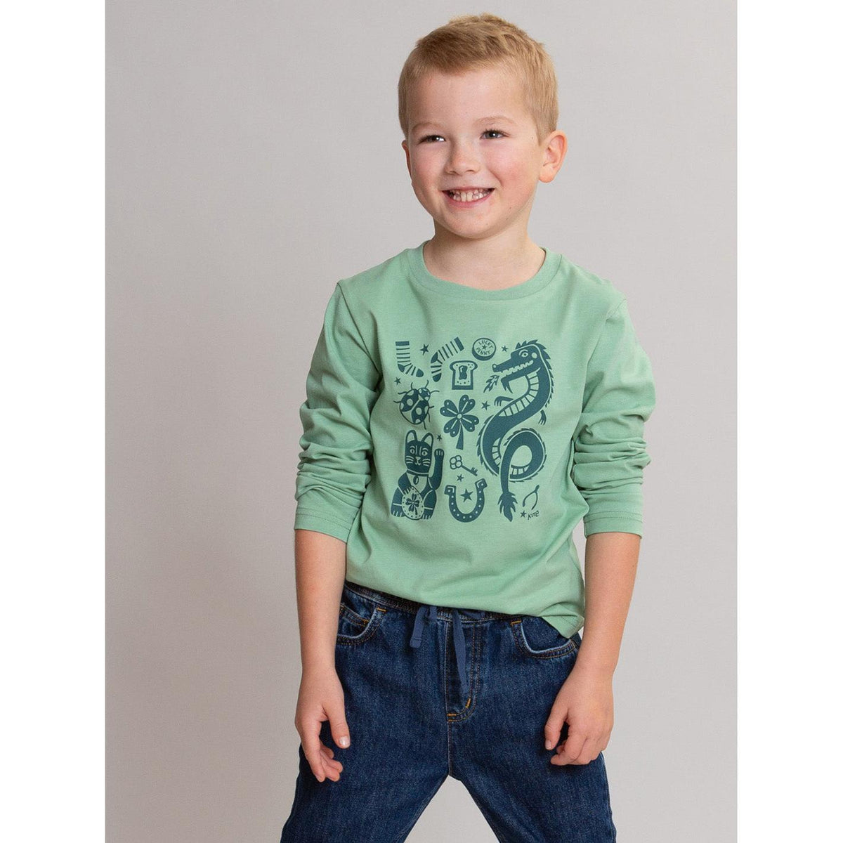 Lucky Charms Long Sleeve Shirt-Kite-Modern Rascals