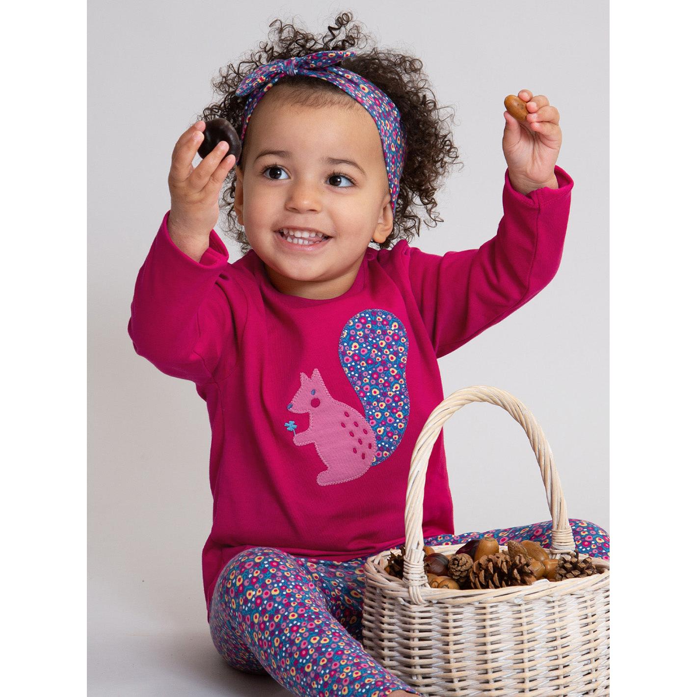 Lucky Squirrel Long Sleeve Shirt-Kite-Modern Rascals