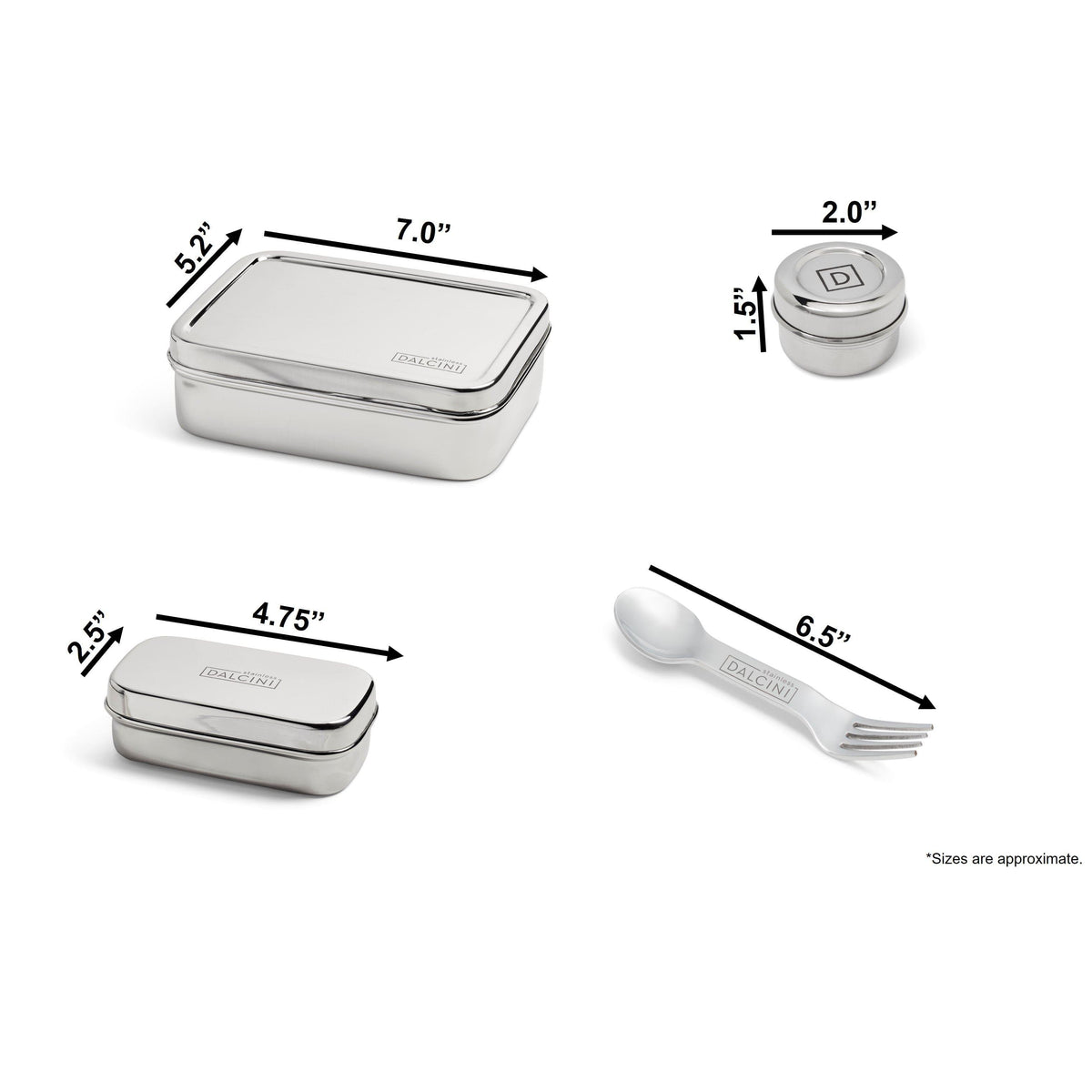 Lunch for One | High-Quality Stainless Steel Food Storage-Dalcini Stainless-Modern Rascals