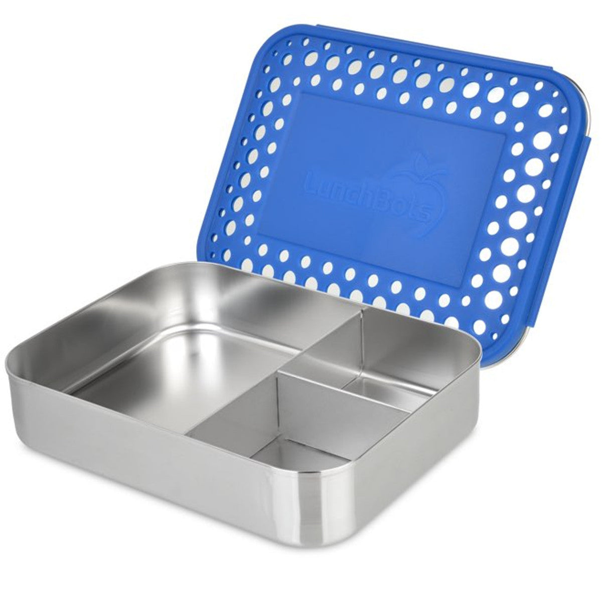 Lunchbots Large 3 Compartment Stainless Steel Bento Box - Multiple Colours Available-Lunchbots-Modern Rascals