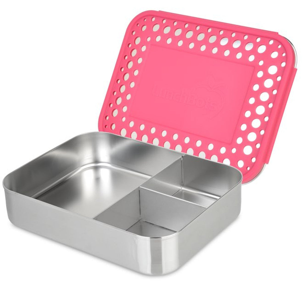 Lunchbots Large 3 Compartment Stainless Steel Bento Box - Multiple Colours Available-Lunchbots-Modern Rascals