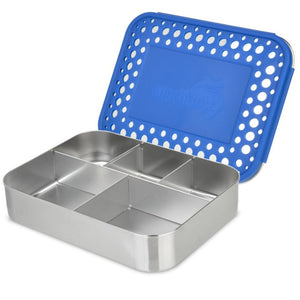 Lunchbots Large 5 Compartment Stainless Steel Bento Box - Multiple Colours Available-Lunchbots-Modern Rascals