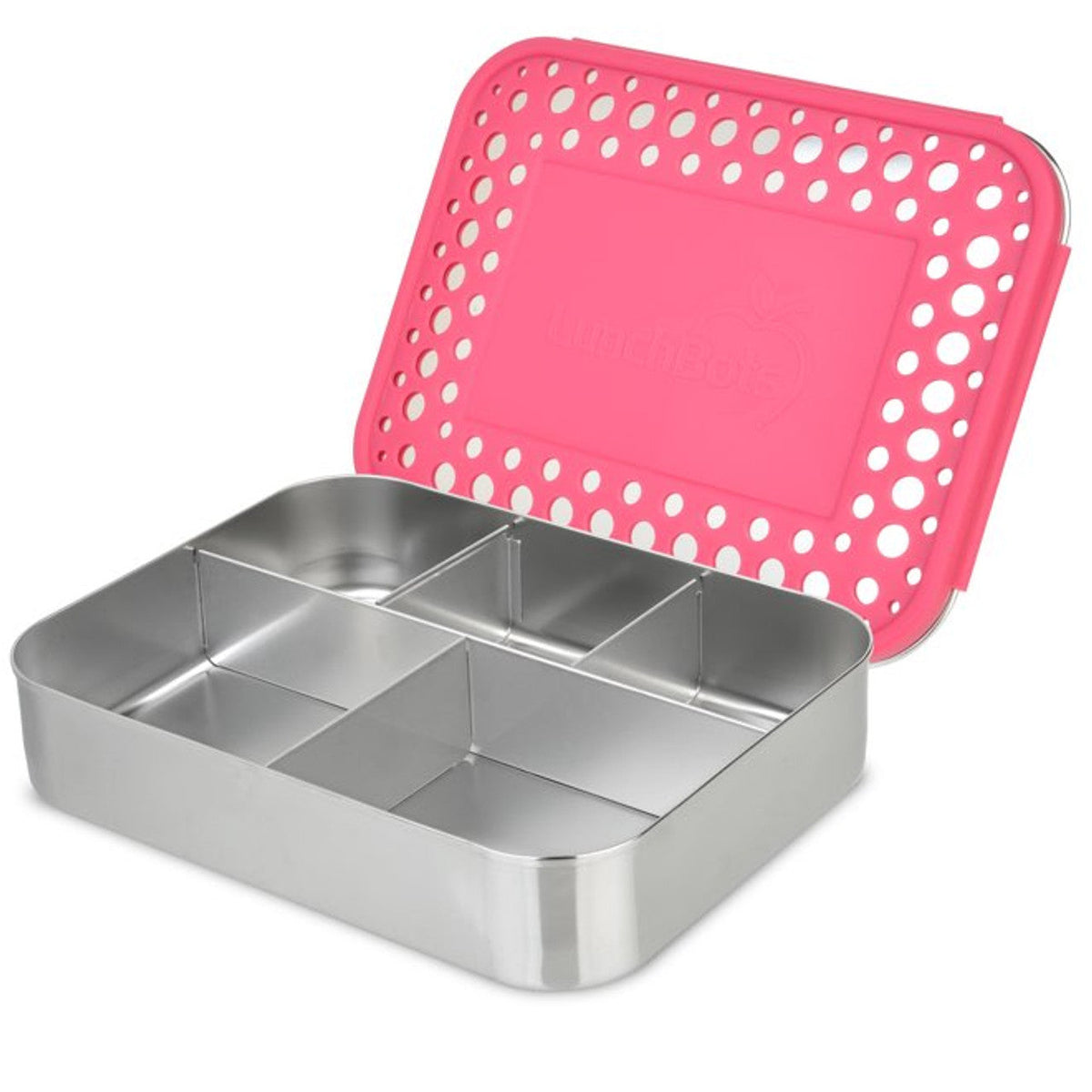 Lunchbots Large 5 Compartment Stainless Steel Bento Box - Multiple Colours Available-Lunchbots-Modern Rascals