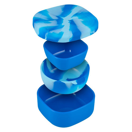 Lunchbots Large Nested Bowl Set (Mighty) - set of 3 - Assorted Colours-Lunchbots-Modern Rascals