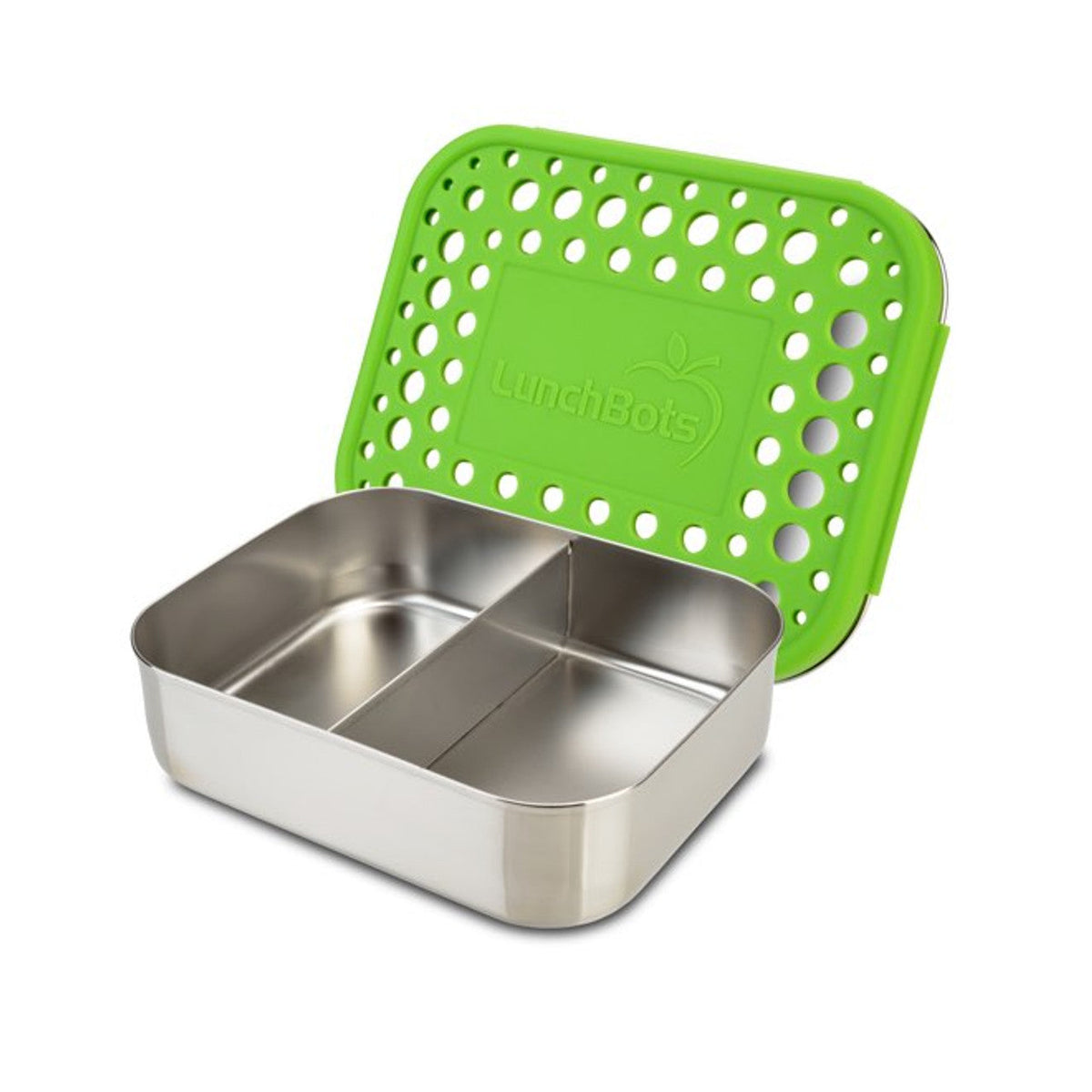 Lunchbots Medium DUO 2 Compartment Stainless Steel Bento Box - Multiple Colours Available-Lunchbots-Modern Rascals