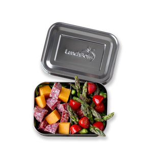 Lunchbots Small 2 Compartment Stainless Steel Snack Packer-Lunchbots-Modern Rascals