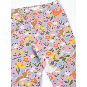 Lupin Meadow Play Libby Leggings - 2 Left Size 5-6 & 6-7 years-Frugi-Modern Rascals