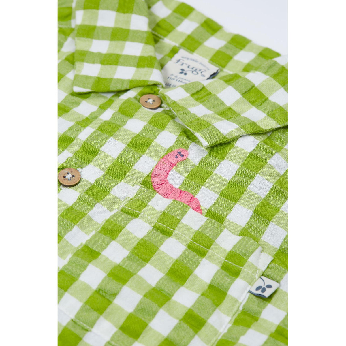 Macaw Gingham / Greengrocer Reggie Shirt-Frugi-Modern Rascals