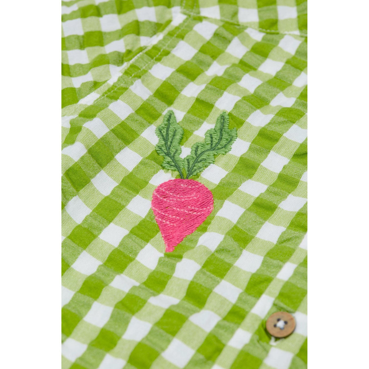Macaw Gingham / Greengrocer Reggie Shirt-Frugi-Modern Rascals