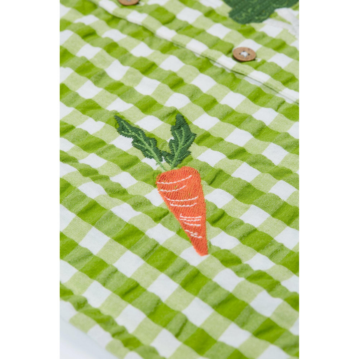 Macaw Gingham / Greengrocer Reggie Shirt-Frugi-Modern Rascals