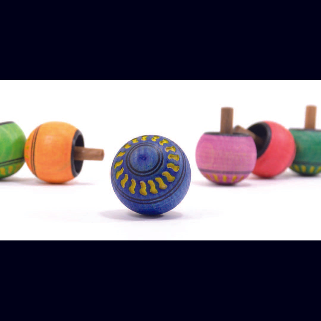 Mader Upside-Down Arabesk Spinning Top in a Box - Assorted Colours-Mader-Modern Rascals