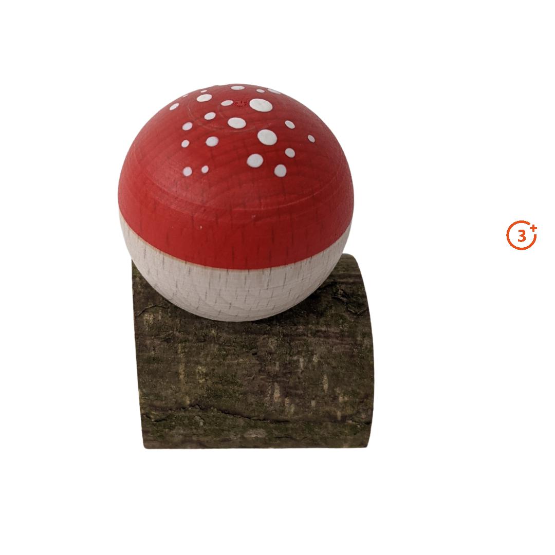 Mader Upside-Down Mushroom Spinning Top on Log-Mader-Modern Rascals