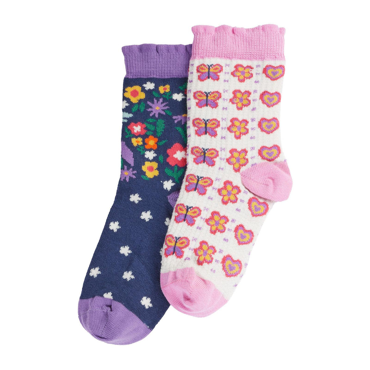 Magical Frill Socks - 2 Pack-Frugi-Modern Rascals