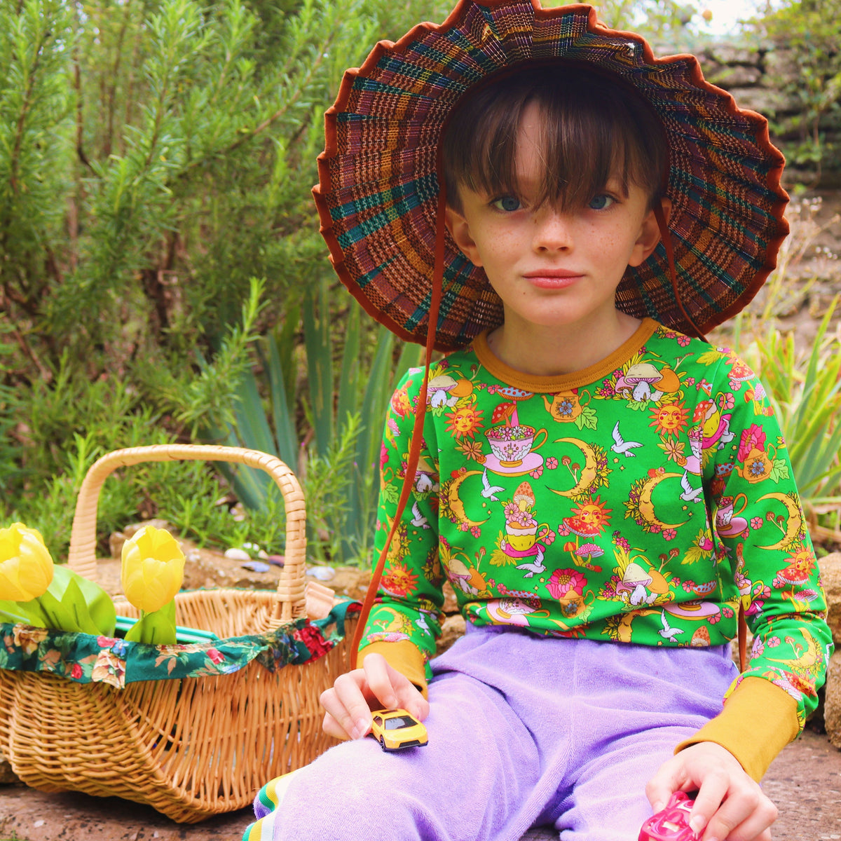 Magical Teacups Long Sleeve Shirt - 2 Left Size 9-10 & 11-12 Years-Uddevalla Barn-Modern Rascals