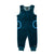 Marine Velour Playsuit - 1 Left Size 6-9 months-Villervalla-Modern Rascals