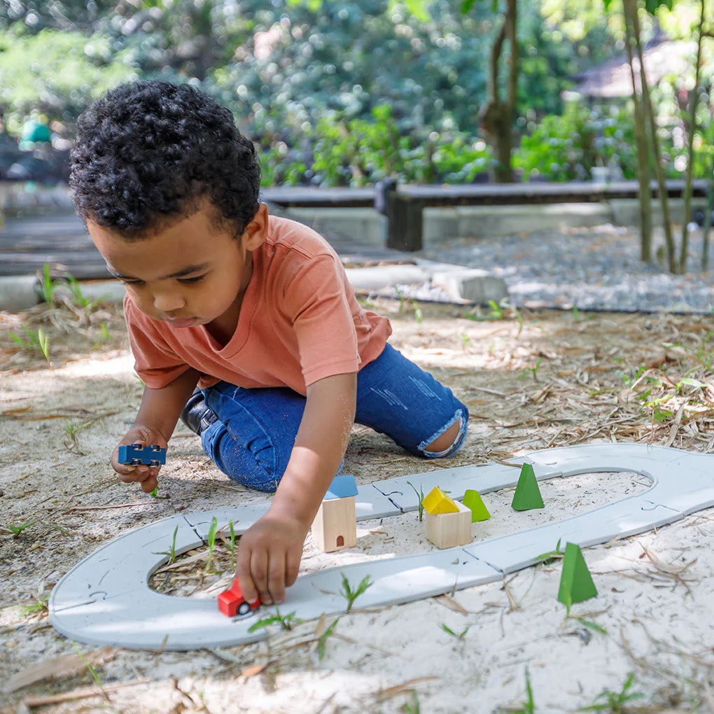 Medium Rubber Road & Rail Set-PlanToys-Modern Rascals