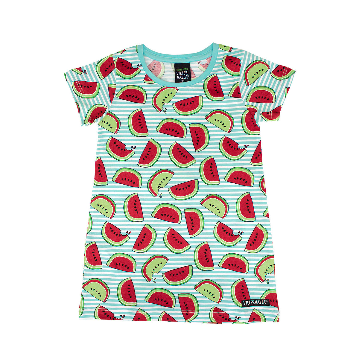 Melon Short Sleeve Dress - Light Reef - 2 Left Size 10-11 & 11-12 years-Villervalla-Modern Rascals