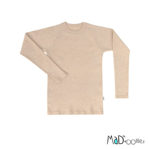 Men's Wool Long Sleeve Shirt - Multiple Colours-ManyMonths Nature Woolies-Modern Rascals