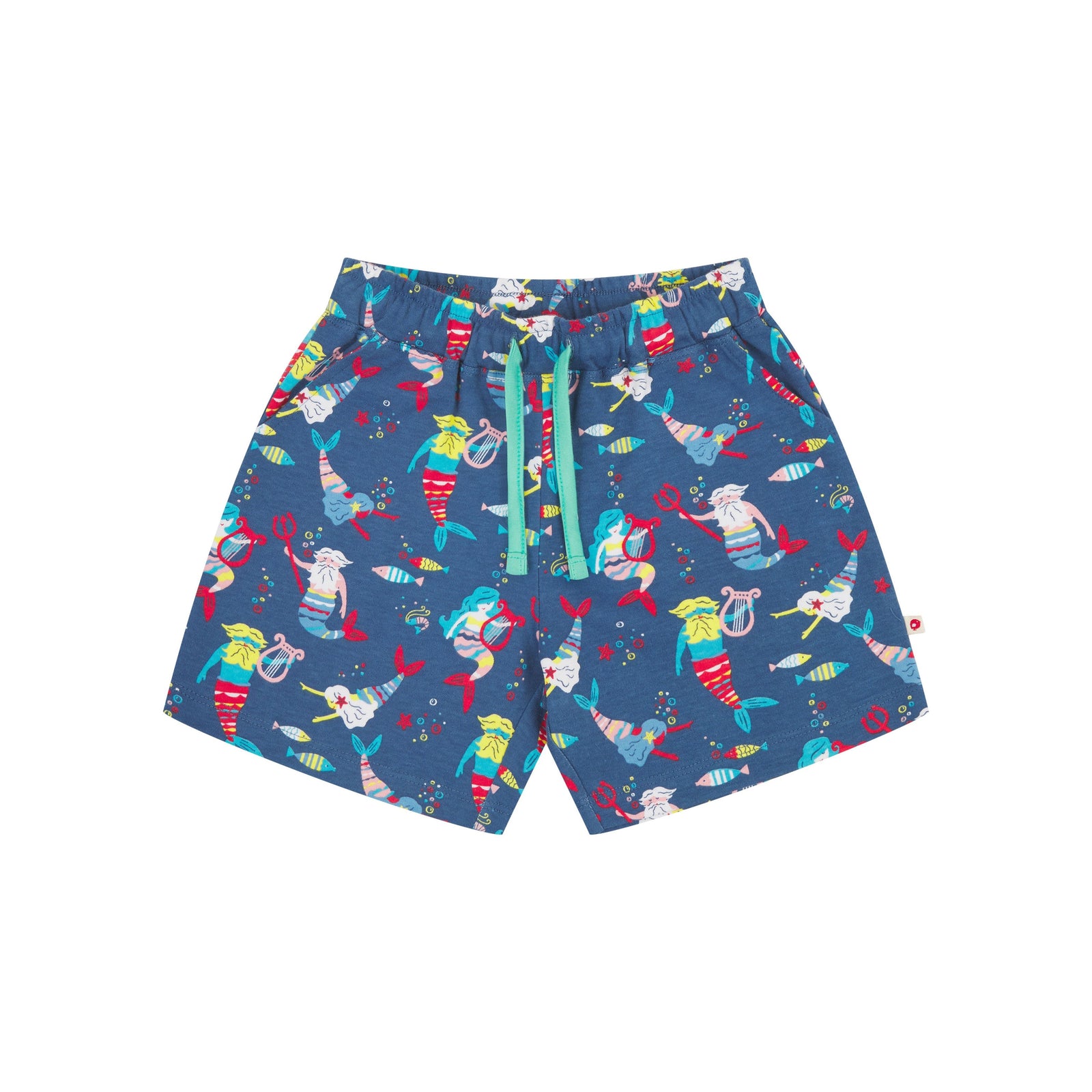 Merfolk Shorts - 1 Left Size 5-6 years-Piccalilly-Modern Rascals