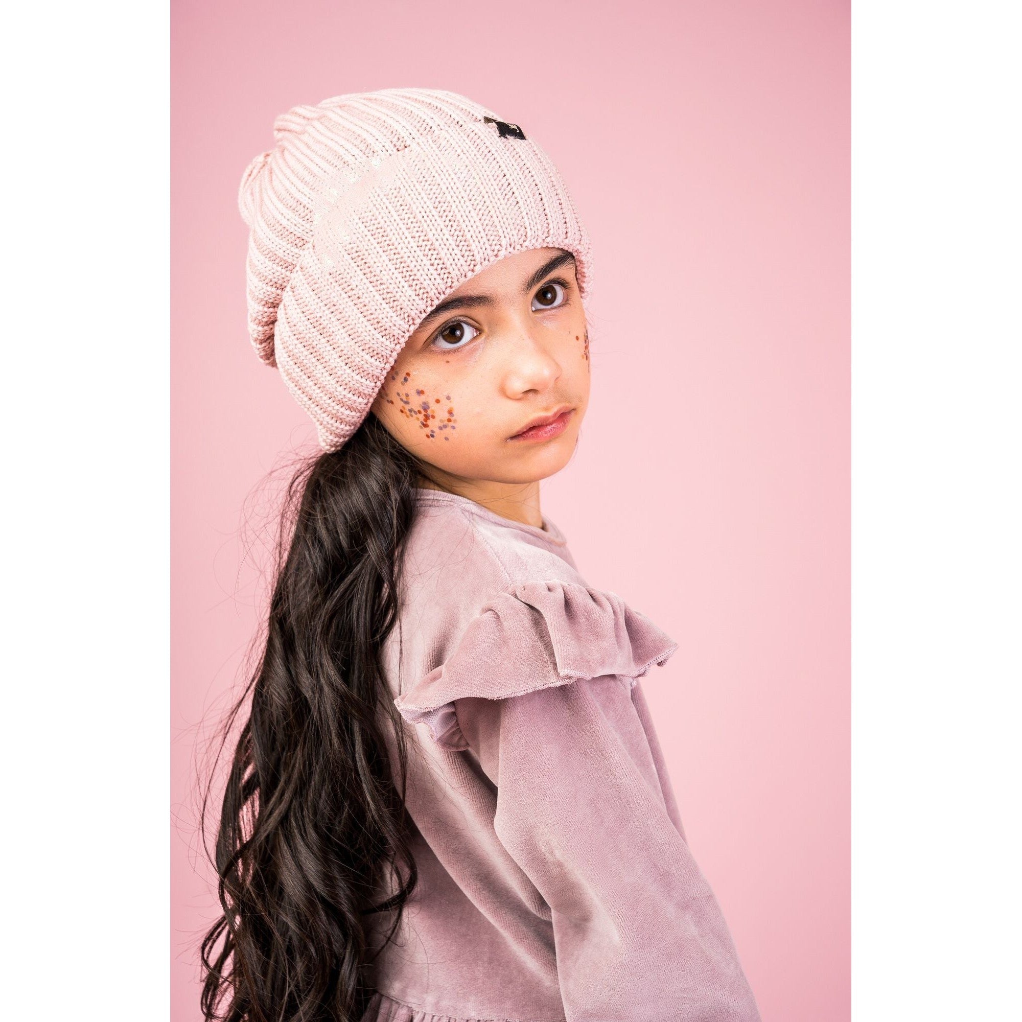 Merino Wool Beanie - Pink-Mullido-Modern Rascals