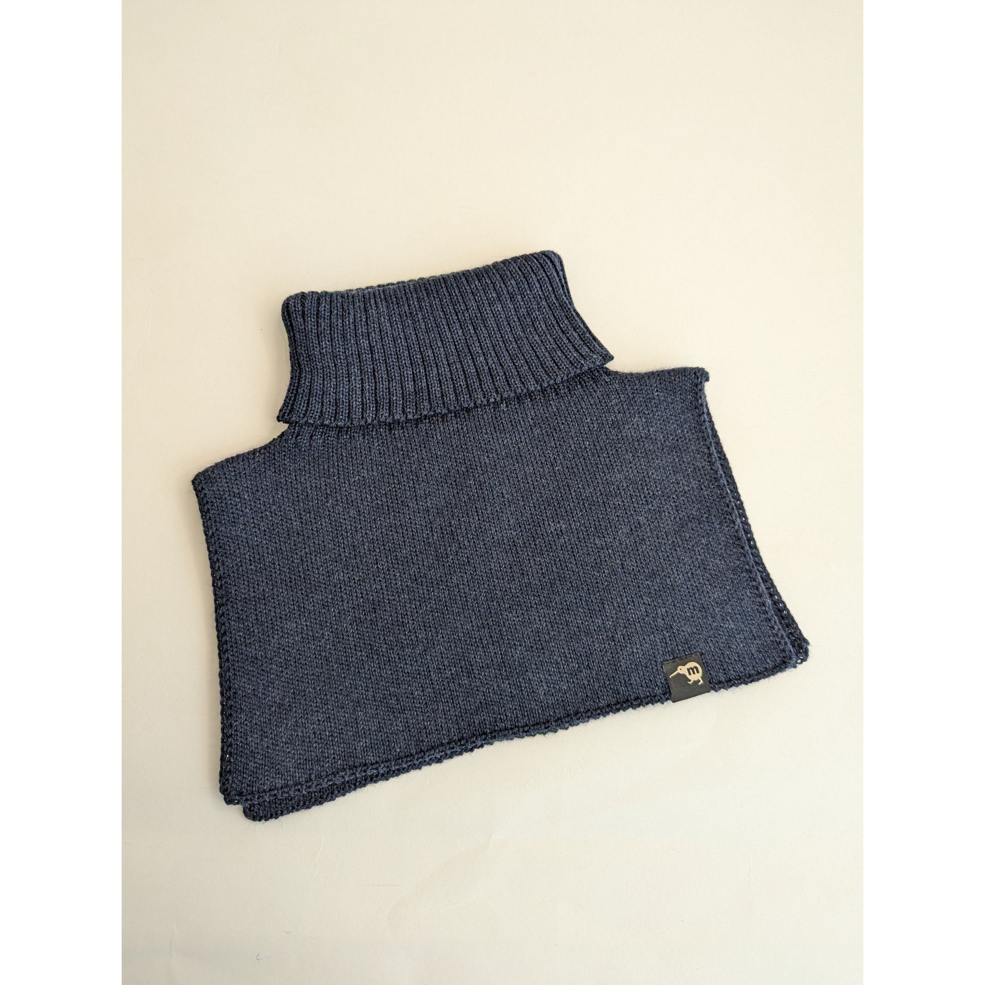 Merino Wool Neck Warmer - Navy-Mullido-Modern Rascals