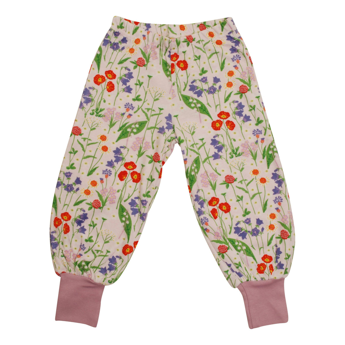 Mid Summer Flower - Pink Baggy Pants - 2 Left Size 10-12 & 12-14 years-Duns Sweden-Modern Rascals
