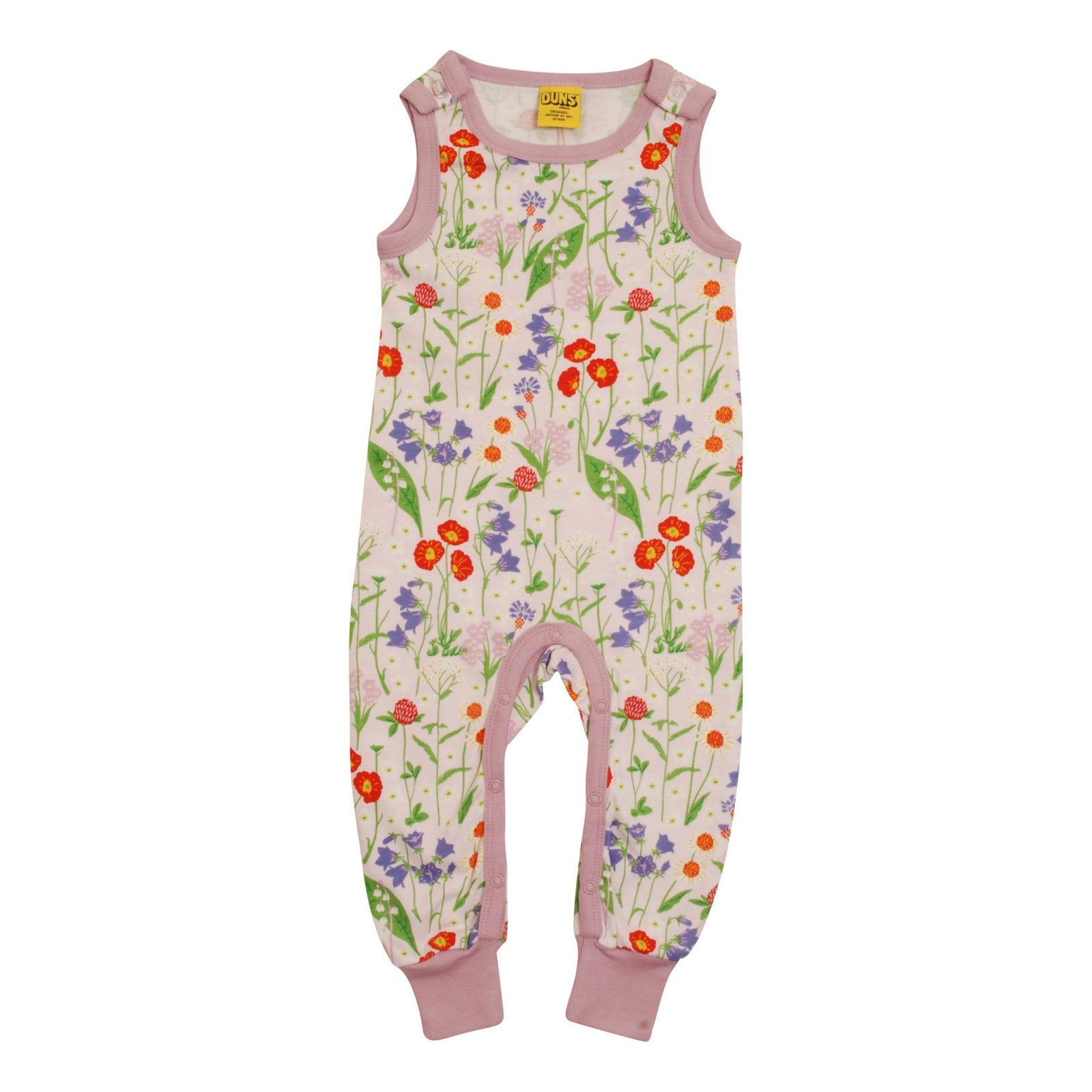 Mid Summer Flower - Pink Dungarees - 1 Left Size 2-3 years-Duns Sweden-Modern Rascals