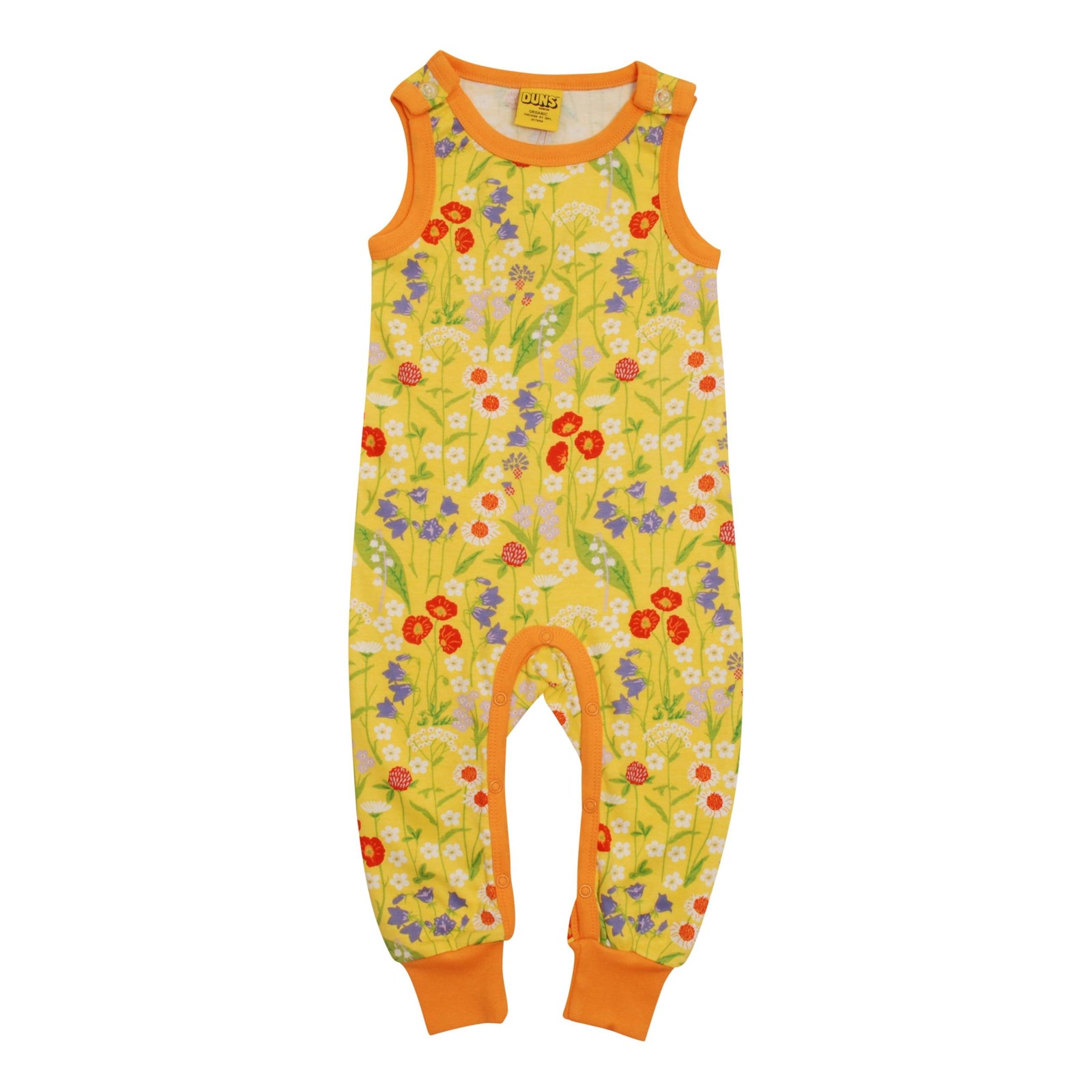 Mid Summer Flower - Yellow Dungarees - 1 Left Size 4-6 months-Duns Sweden-Modern Rascals