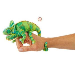 Mini Chameleon Finger Puppet-Folkmanis Puppets-Modern Rascals