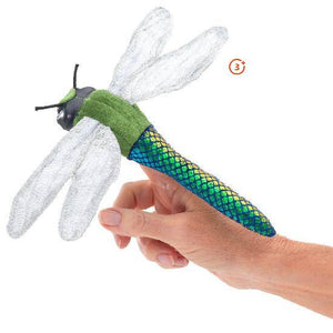 Mini Dragonfly Finger Puppet-Folkmanis Puppets-Modern Rascals
