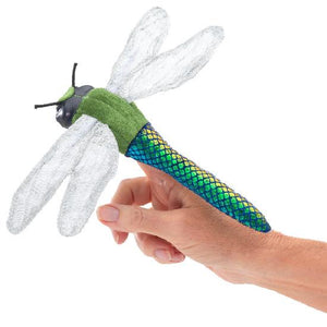 Mini Dragonfly Finger Puppet-Folkmanis Puppets-Modern Rascals
