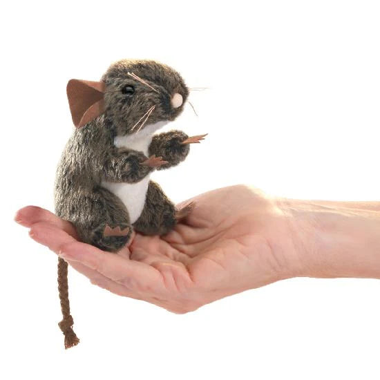 Mini Field Mouse Finger Puppet-Folkmanis Puppets-Modern Rascals