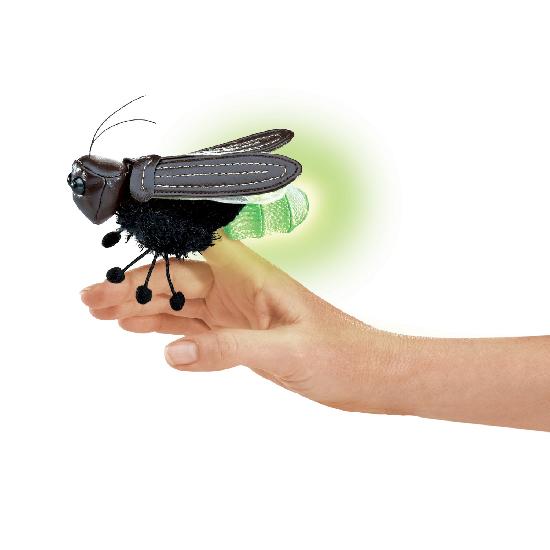 Mini Firefly Finger Puppet-Folkmanis Puppets-Modern Rascals