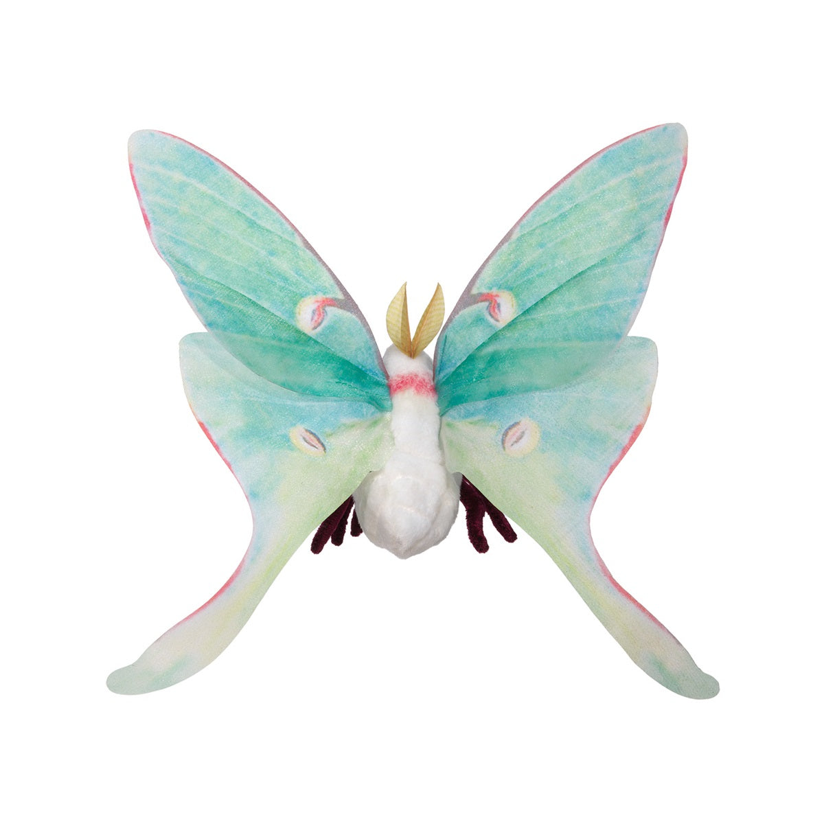 Mini Luna Moth Finger Puppet-Folkmanis Puppets-Modern Rascals
