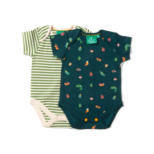 Mini Marvels Organic Baby Onesie Set - 2 Pack - 1 Left Size 6-9 months-Little Green Radicals-Modern Rascals