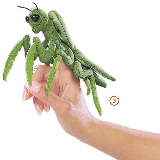 Mini Praying Mantis Finger Puppet-Folkmanis Puppets-Modern Rascals